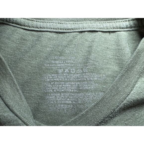 Size L Volcom Stone Green Graphic T-Shirt True To This Logo - Picture 4 of 5